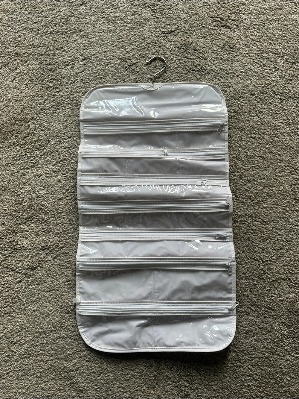 Blank Brand White Hanging Jewelry & Accessory Organizer